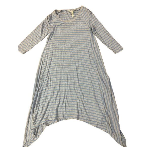 Matilda Jane Once Upon a Time Her
Majesty Handkerchief Dress sz XS gray blue str - Picture 2 of 7